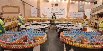 جمعية الأورمان تواصل توزيع اللحوم ووجبات الإفطار بعدد من المحافظات