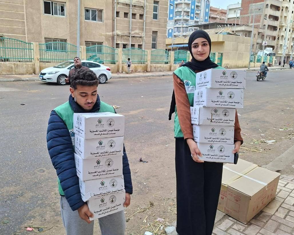 مؤسسة نبيل الكاتب الخيرية توزع 4000 وجبة و2500 كرتونة مواد غذائية بالبحيرة ضمن مبادرة «رمضان الخير 2026» 4 ليسيشليسش