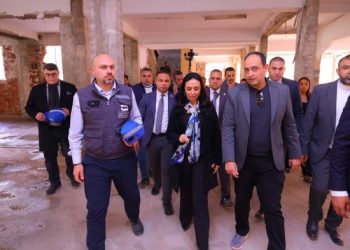 وزيرة التضامن الاجتماعي تتفقد مقر «مركز الانتصار» للمشورة والدعم النفسي والاجتماعي للأطفال تحت الإنشاء